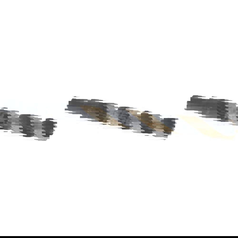 Reduced Shank Drill Bit: 31/64'' Dia, 3/8'' Shank Dia, 135 0, High Speed Steel